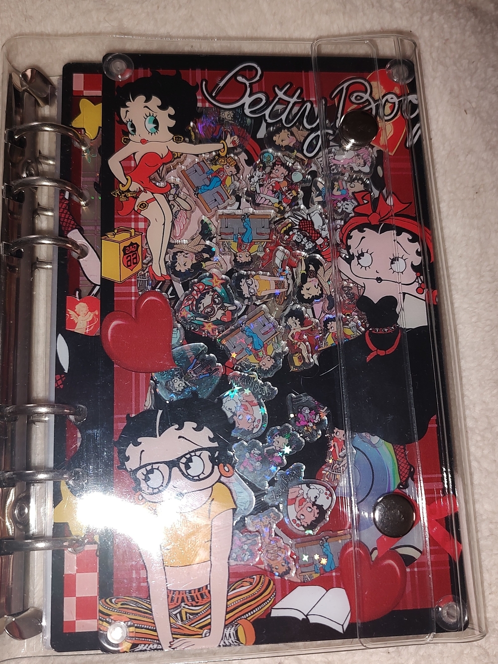 New! Betty Boop A6 Size Shaker Notebook/ Photo Book